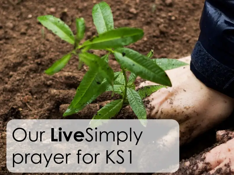LiveSimply prayer for KS1