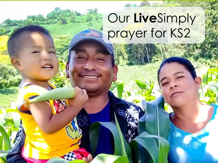 LiveSimply prayer for KS2