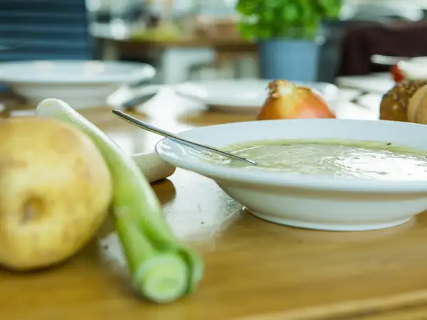 Leek and potato soup