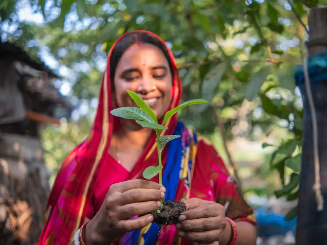 Konika, a farmer in the Barishal region of Bangladesh