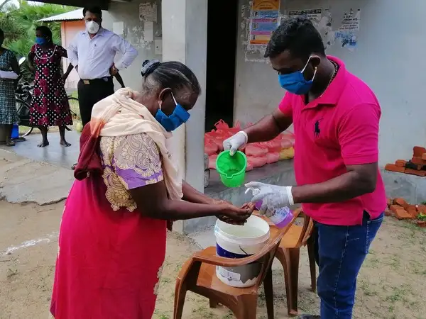 Coronavirus - Asia - Sri Lanka - food and hygiene packages to vulnerable families